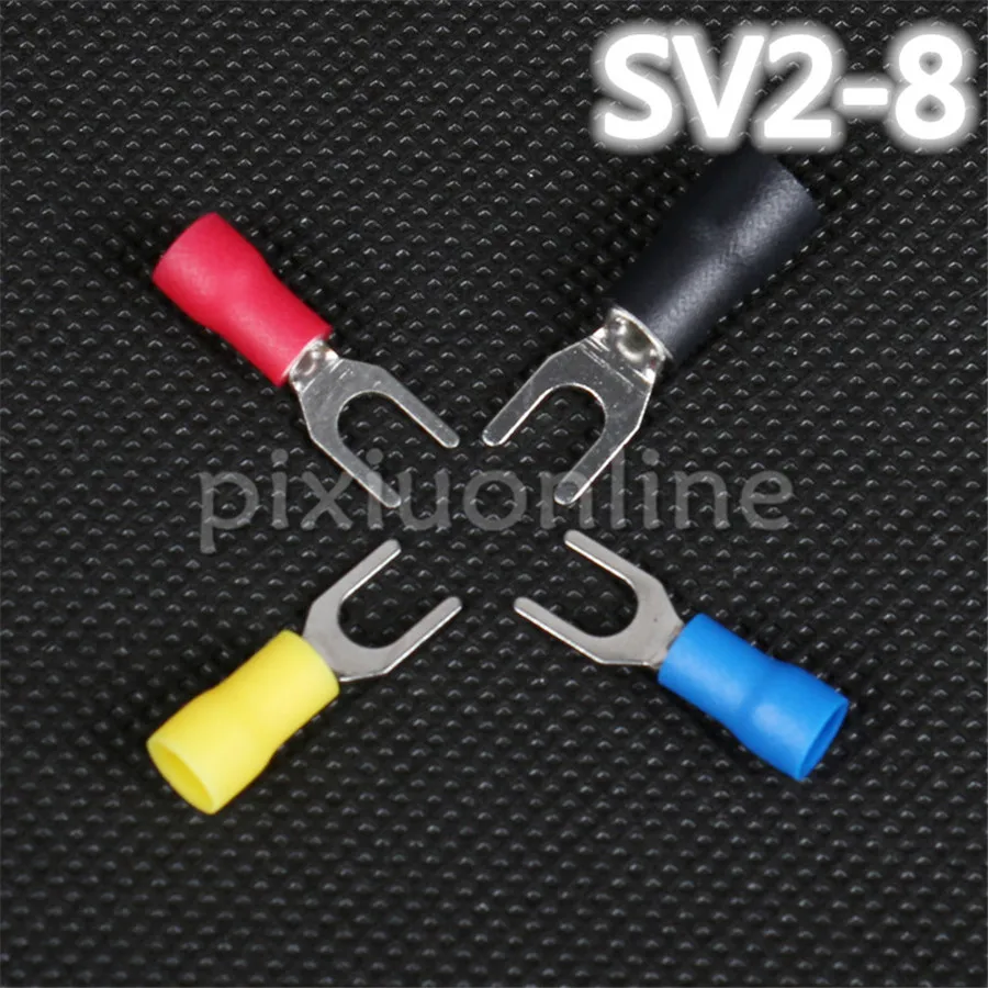

10pcs/lot DS643b SV2-8 14*29mm Y-shaped Tinplating Terminal Block Red/blue/yellow/black 4colors Choose Free Shipping Brasil