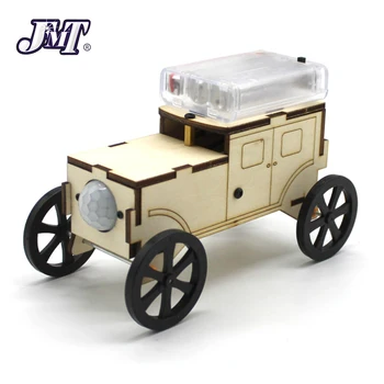 JMT DIY Wooden Car Toys with Human Sensing Infrared Sensor Physical Material Kits Assembled Educational Model Vehicle Kid Gift
JMT DIY Wooden Car Toys with Human Sensing Infrared Sensor Physical Material Kits Assembled Educational Model Vehicle Kid Gift