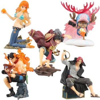 5pcs/set Anime One Piece Figurine Luffy/ Ace/ Shanks / Chopper /Nami PVC Action Figure Model Toy
5pcs/set Anime One Piece Figurine Luffy/ Ace/ Shanks / Chopper /Nami PVC Action Figure Model Toy