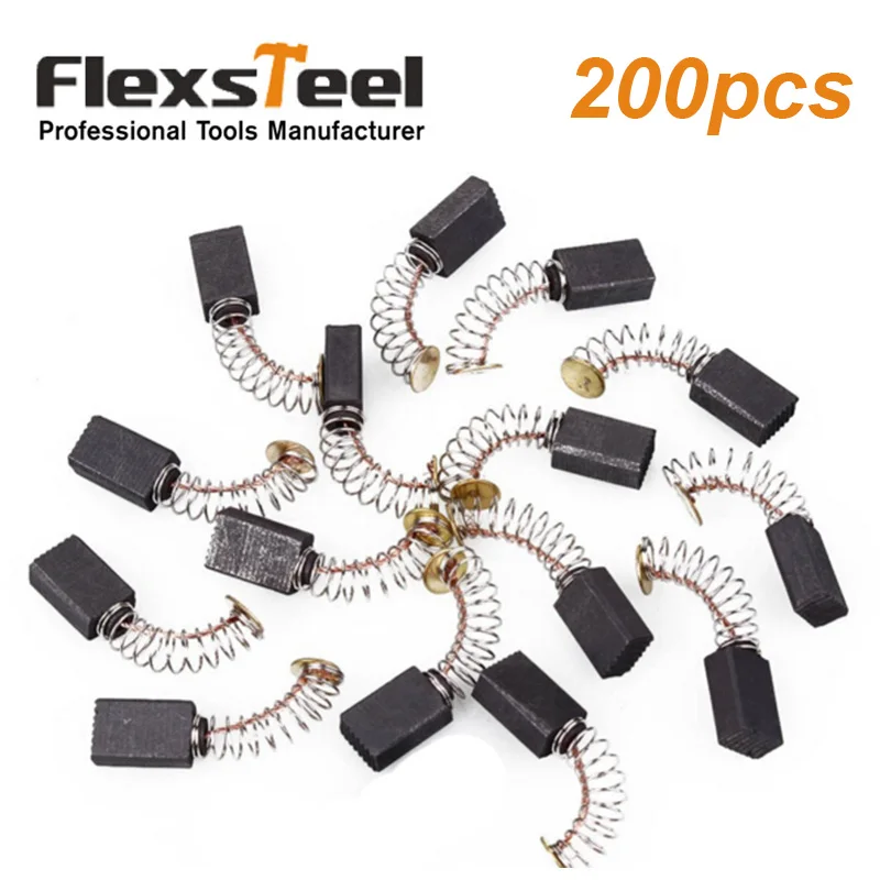 Flexsteel 200 шт. генератор электродвигатель постоянного тока дрель Угольная щетка для