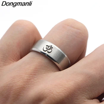 20pcs/lot M1284 DMLSKY Om Symbol,Buddhism, Zen Art Ring Stainless Steel Jewelry India Om Yoga Motor Biker Rings Gift For Man
20pcs/lot M1284 DMLSKY Om Symbol,Buddhism, Zen Art Ring Stainless Steel Jewelry India Om Yoga Motor Biker Rings Gift For Man