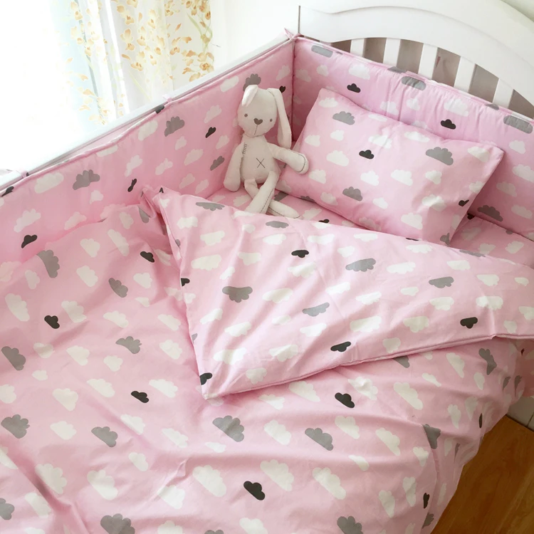3/4PCS Set 100% Cotton Baby Crib bumpers Bedding Set Kids Cot Bedding Set for Cot Duvet Cover Sheet Pillow Case Without Filling 3/4PCS Set 100% Cotton Baby Crib bumpers Bedding Set Kids Cot Bedding Set for Cot Duvet Cover Sheet Pillow Case Without Filling<br><br>Aliexpress
