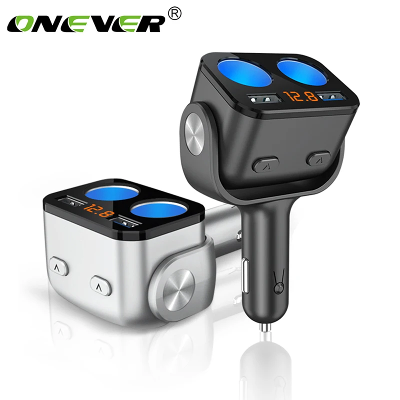 Onever Car Cigarette Lighter Socket Splitter Charger USB Charger Cigarette Lighter Sockets Power Interior Parts
Onever Car Cigarette Lighter Socket Splitter Charger USB Charger Cigarette Lighter Sockets Power Interior Parts