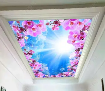 Custom ceiling photo Wallpaper Blue sky and white clouds Wallpapers For Living room Wall papers Home Decor brick wallpaper 3d 
Custom ceiling photo Wallpaper Blue sky and white clouds Wallpapers For Living room Wall papers Home Decor brick wallpaper 3d