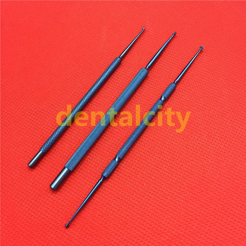 Titanium 2.0mm Chalazion Curette/ Double-ended Micro ophthalmic surgical instrument
Titanium 2.0mm Chalazion Curette/ Double-ended Micro ophthalmic surgical instrument
