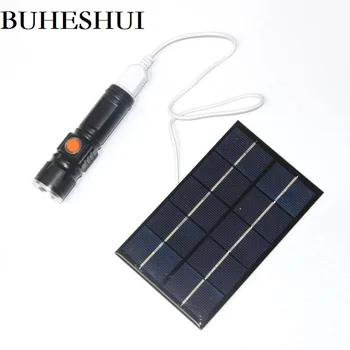 BUHESHUI Portable Solar Light Solar Powered Flashlight 2W USB Solar Panel Charger Flashlight with SOS Flashing Free Shipping
BUHESHUI Portable Solar Light Solar Powered Flashlight 2W USB Solar Panel Charger Flashlight with SOS Flashing Free Shipping
