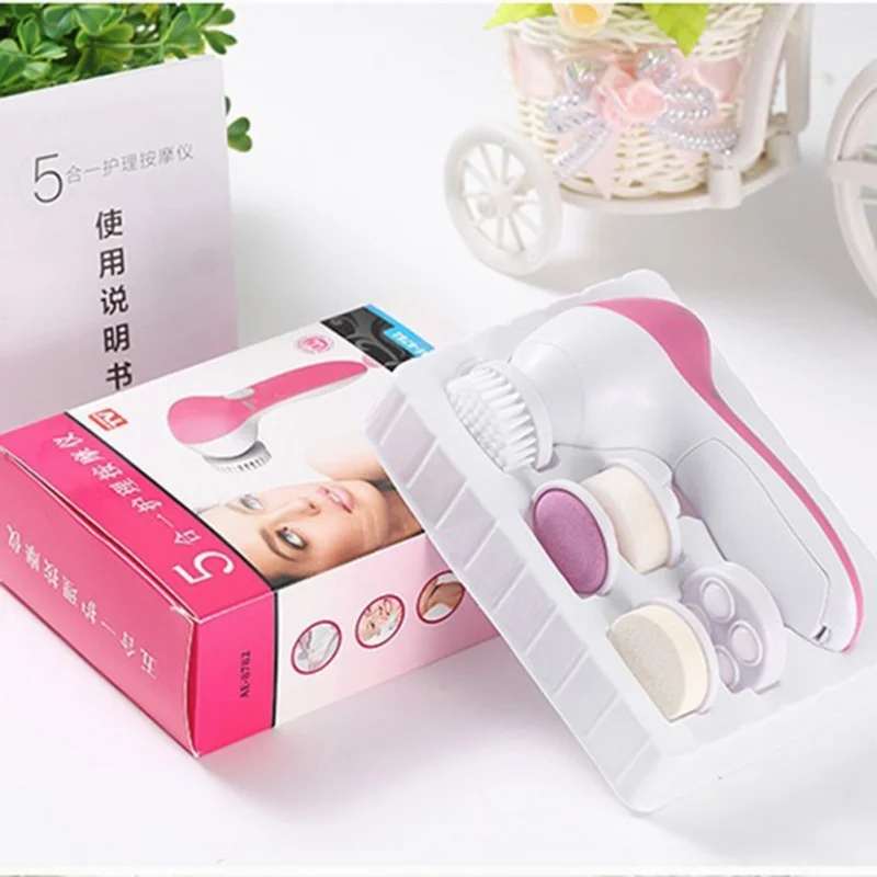 5 in 1 Wash Face Cleaning Machine Electric Facial Cleanser Skin Pore Cleaner Body Cleansing Brush
5 in 1 Wash Face Cleaning Machine Electric Facial Cleanser Skin Pore Cleaner Body Cleansing Brush
