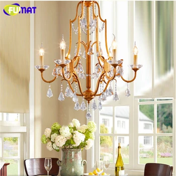 FUMAT K9 Crystal Chandeliers Vintage American Suspension Lamp For Living Room Hotel Bar Art Deco LED Crystal Lights Chandelier
FUMAT K9 Crystal Chandeliers Vintage American Suspension Lamp For Living Room Hotel Bar Art Deco LED Crystal Lights Chandelier