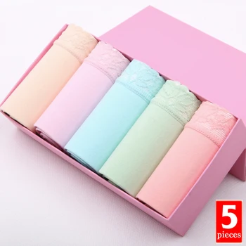 ZJX 5Pcs/lot Sexy Cotton Underwear Women Panties Fashion Lace Girl Briefs Underwear Breathable Sexy Panties Women
ZJX 5Pcs/lot Sexy Cotton Underwear Women Panties Fashion Lace Girl Briefs Underwear Breathable Sexy Panties Women