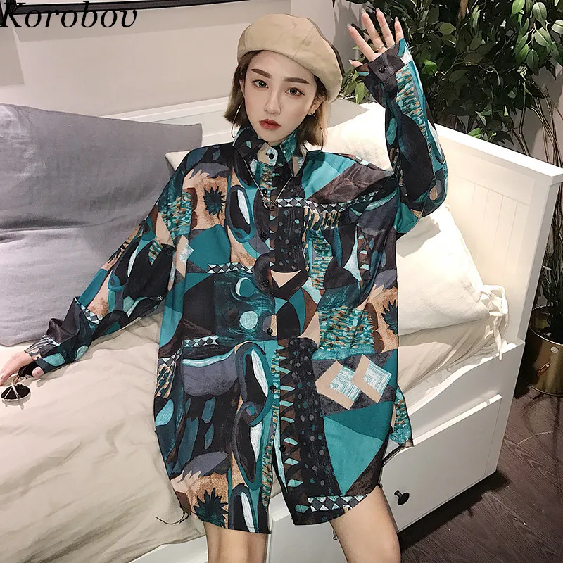 Korobov Harajuku Women 2019 New Blusas Korean Cartoon Print Student Blouse Loose Hip Hop Female Shirt Tops Feminina 76288
Korobov Harajuku Women 2019 New Blusas Korean Cartoon Print Student Blouse Loose Hip Hop Female Shirt Tops Feminina 76288