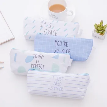 Coloffice 1PC Blue Small Fresh New 2018 Pencil Case Canvas For Student Gift Pencil Bag Stationery Pencil Box Office Supplies
Coloffice 1PC Blue Small Fresh New 2018 Pencil Case Canvas For Student Gift Pencil Bag Stationery Pencil Box Office Supplies