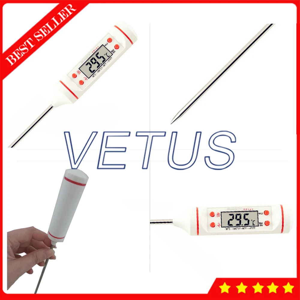 Digital LCD Thermometer TP101 Meat Cooking Food Kitchen BBQ Water Milk Oil Oven Liquid Probe temperature meter
Digital LCD Thermometer TP101 Meat Cooking Food Kitchen BBQ Water Milk Oil Oven Liquid Probe temperature meter