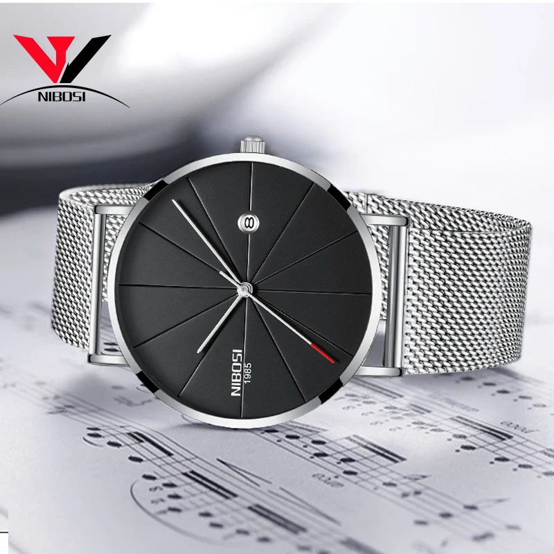 NIBOSI Luxury Brand Men Watch Ultra Thin Steel Strap Clock Male Date Quartz Sport Watch Men Casual Wristwatch Relogio Masculino
NIBOSI Luxury Brand Men Watch Ultra Thin Steel Strap Clock Male Date Quartz Sport Watch Men Casual Wristwatch Relogio Masculino