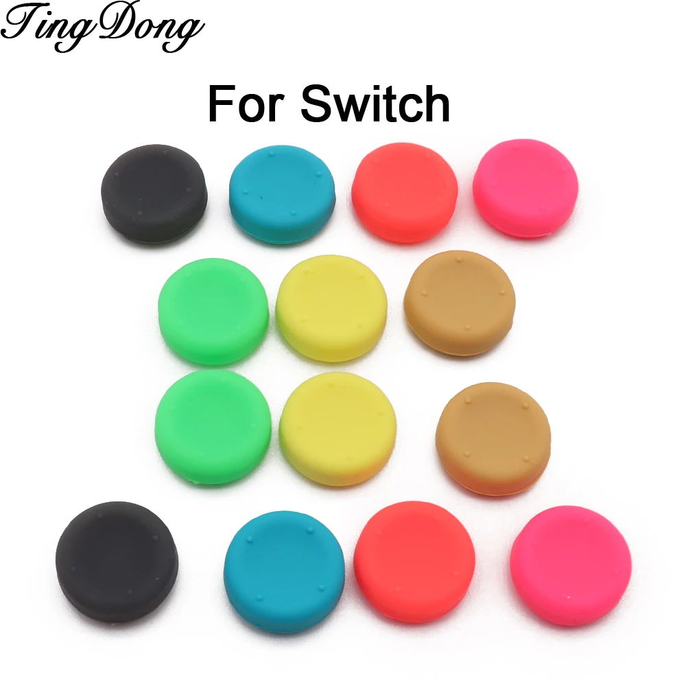 4Pcs Silicone Anti-Slip Thumb Stick Grips Caps Case Skin Guard for Left Right Nintendo Switch NS NX Console Controller
4Pcs Silicone Anti-Slip Thumb Stick Grips Caps Case Skin Guard for Left Right Nintendo Switch NS NX Console Controller