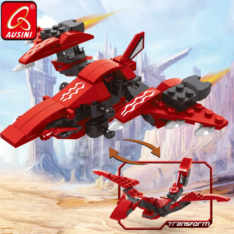 AUSINI Flying Dragon Building Blocks Transform Fighter Planes Designer Educational Toys for Children Boys Kids Playthings Model
AUSINI Flying Dragon Building Blocks Transform Fighter Planes Designer Educational Toys for Children Boys Kids Playthings Model