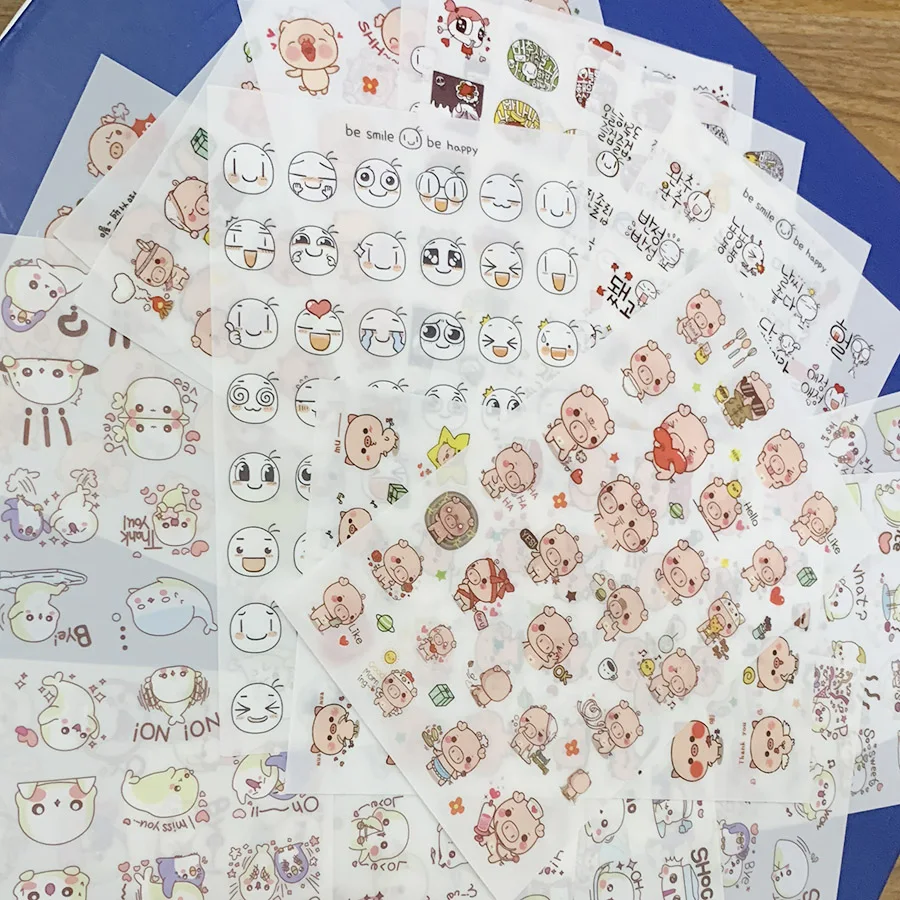 Kawaii Stickers 18Pcs Scrapbooking Cute Expression Sticker Pack Kids DIY Toys For Children Pusheen Diary Album Decoration
Kawaii Stickers 18Pcs Scrapbooking Cute Expression Sticker Pack Kids DIY Toys For Children Pusheen Diary Album Decoration