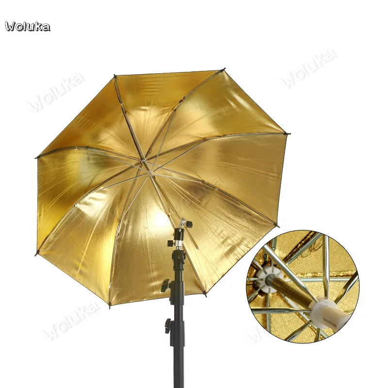 33 inch black Gold single layer reflective umbrella machine top flash photography umbrella outside Black gold CD50 T07
33 inch black Gold single layer reflective umbrella machine top flash photography umbrella outside Black gold CD50 T07