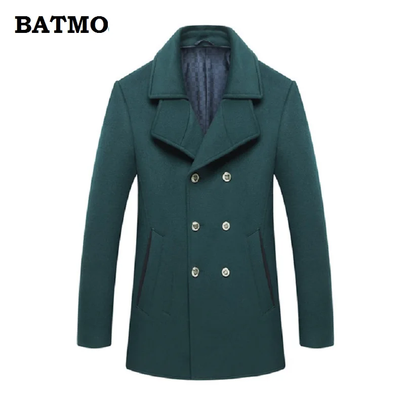 BATMO 2018 new arrival high quality wool Double Breasted casual trench coat men ,men's winter jackets
BATMO 2018 new arrival high quality wool Double Breasted casual trench coat men ,men's winter jackets