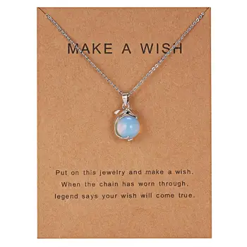 Rinhoo make a wish dolphin pendant Necklace Round Natural stone dolphin alloy chain necklace Unique jewelry charm gift for women
Rinhoo make a wish dolphin pendant Necklace Round Natural stone dolphin alloy chain necklace Unique jewelry charm gift for women