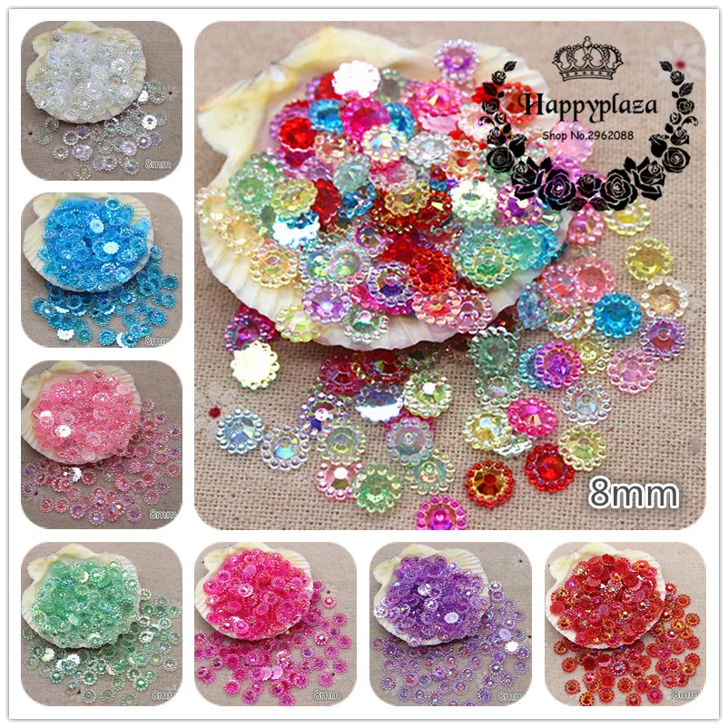 8mm 500pcs Mix Color Sunflower Transparent AB Acrylic Rhinestones Facets Stone Cabochon DIY Decoration Craft Supply
8mm 500pcs Mix Color Sunflower Transparent AB Acrylic Rhinestones Facets Stone Cabochon DIY Decoration Craft Supply