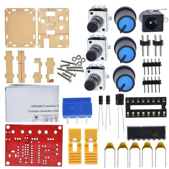 XR2206 Function Signal Generator DIY Kit Sine/Triangle/Square Output 1Hz-1MHz Signal Generator Adjustable Frequency Amplitude
XR2206 Function Signal Generator DIY Kit Sine/Triangle/Square Output 1Hz-1MHz Signal Generator Adjustable Frequency Amplitude