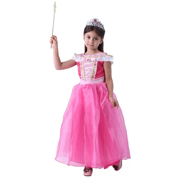 Girl Princess Aurora Costume Dress up Clothes Children Off Shoulder Ankle Length Sleeping Beauty Halloween Cosplay Dress
Girl Princess Aurora Costume Dress up Clothes Children Off Shoulder Ankle Length Sleeping Beauty Halloween Cosplay Dress