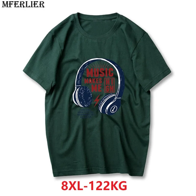 MFERLIER summer men t-shirts 6XL 7XL 8XL music Hipster Inspired plus size big Casual cotton tshirt print loose o-neck navy blue
MFERLIER summer men t-shirts 6XL 7XL 8XL music Hipster Inspired plus size big Casual cotton tshirt print loose o-neck navy blue