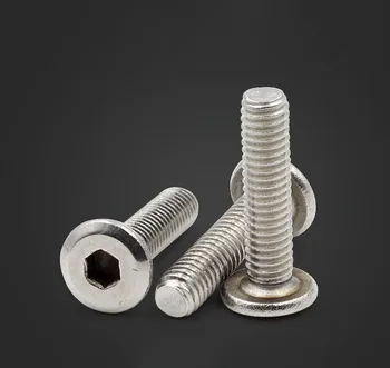 200Pcs/lot SS304 M6*10 M6X10MM flat thin head hexagon socket screws Stainless Steel 304 bolts Chinese screws Cheap bolts
200Pcs/lot SS304 M6*10 M6X10MM flat thin head hexagon socket screws Stainless Steel 304 bolts Chinese screws Cheap bolts