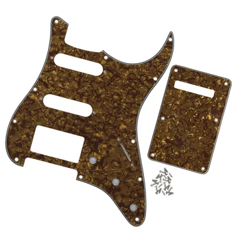 NEW Strat Guitar Pickguard SSH & Guitar Back Plate Tremolo Cover & Screws fit American/Mexican Standard Strat Style Guitar
NEW Strat Guitar Pickguard SSH & Guitar Back Plate Tremolo Cover & Screws fit American/Mexican Standard Strat Style Guitar