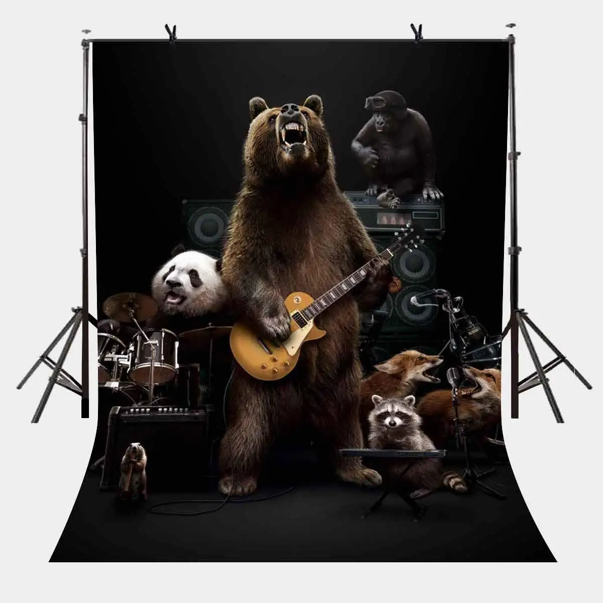 5x7ft Animal Band Backdrop Creative Animal Band Photography Background and Studio Photography Backdrop Props
5x7ft Animal Band Backdrop Creative Animal Band Photography Background and Studio Photography Backdrop Props