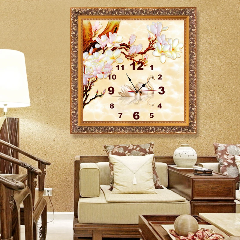 3d Home Decor Quartz Diy Wall Clock Clocks Diamond Embroidery Swan Painting Cross Stitch Mosaic Patterns Rhinestone
3d Home Decor Quartz Diy Wall Clock Clocks Diamond Embroidery Swan Painting Cross Stitch Mosaic Patterns Rhinestone