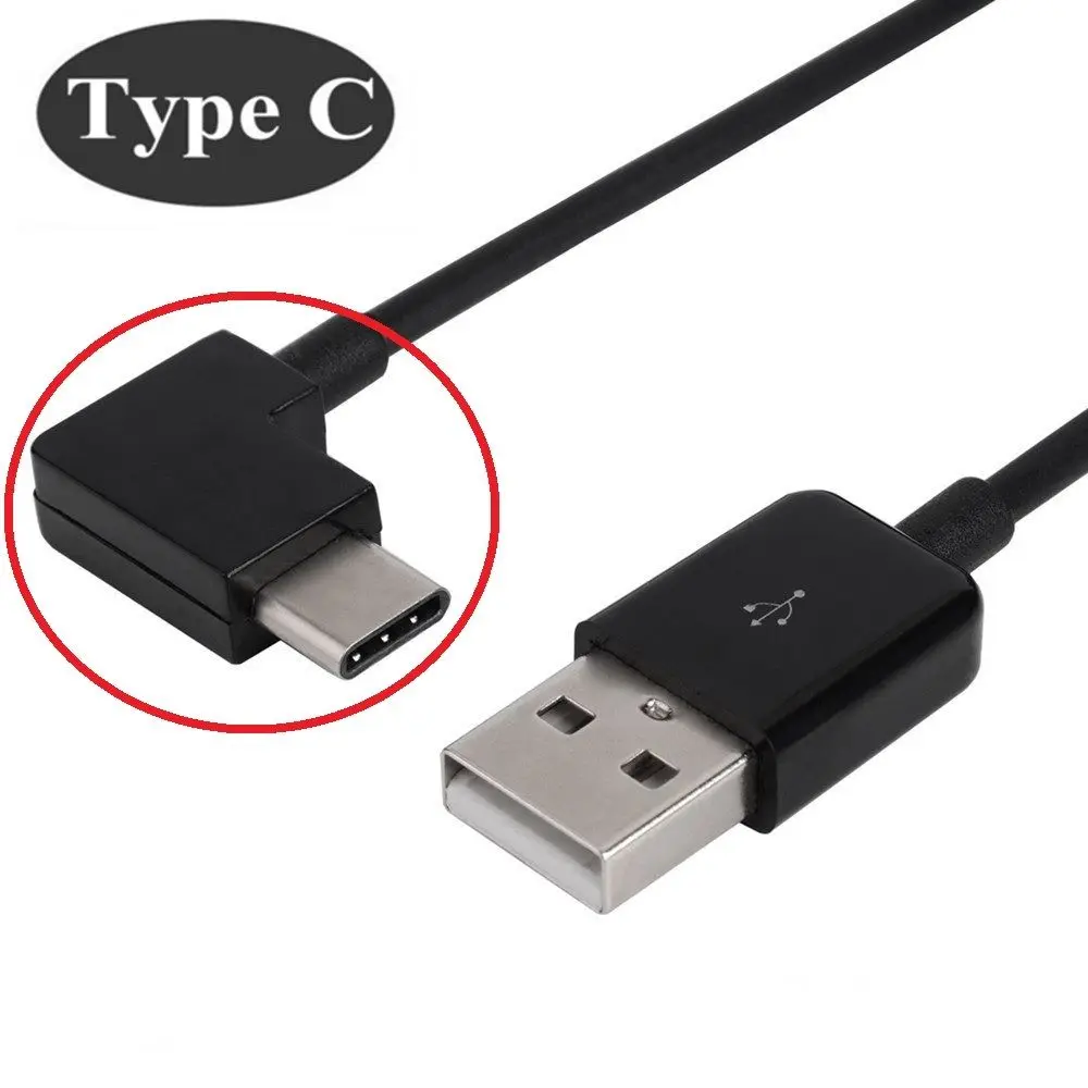 

2pcs 0.2m 1m 2m 3m 90 degree type C USB Adapter Sync data Charging USB cable For samsung for Xiaomi for huawei