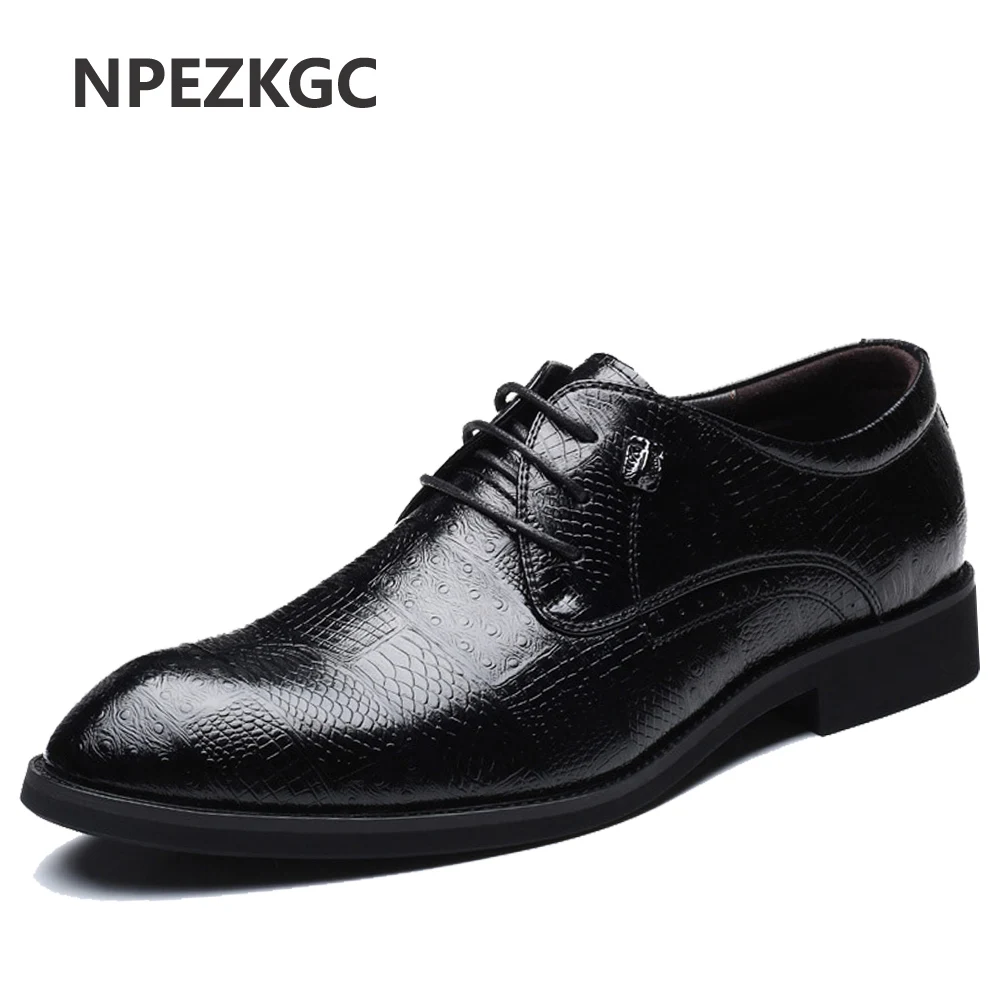 NPEZKGC Genuine Leather Men Dress Shoes, Lace-Up Casual Men Flats, High Quality Rubber Men Shoes, Leather Men Oxfords
NPEZKGC Genuine Leather Men Dress Shoes, Lace-Up Casual Men Flats, High Quality Rubber Men Shoes, Leather Men Oxfords