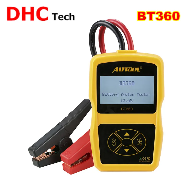 High Quality original AUTOOL BT360 Car Battery Tester 12V Digital Analyzer 2000CCA 220AH Multi-Languages BAD Cell Test Car Tools
High Quality original AUTOOL BT360 Car Battery Tester 12V Digital Analyzer 2000CCA 220AH Multi-Languages BAD Cell Test Car Tools
