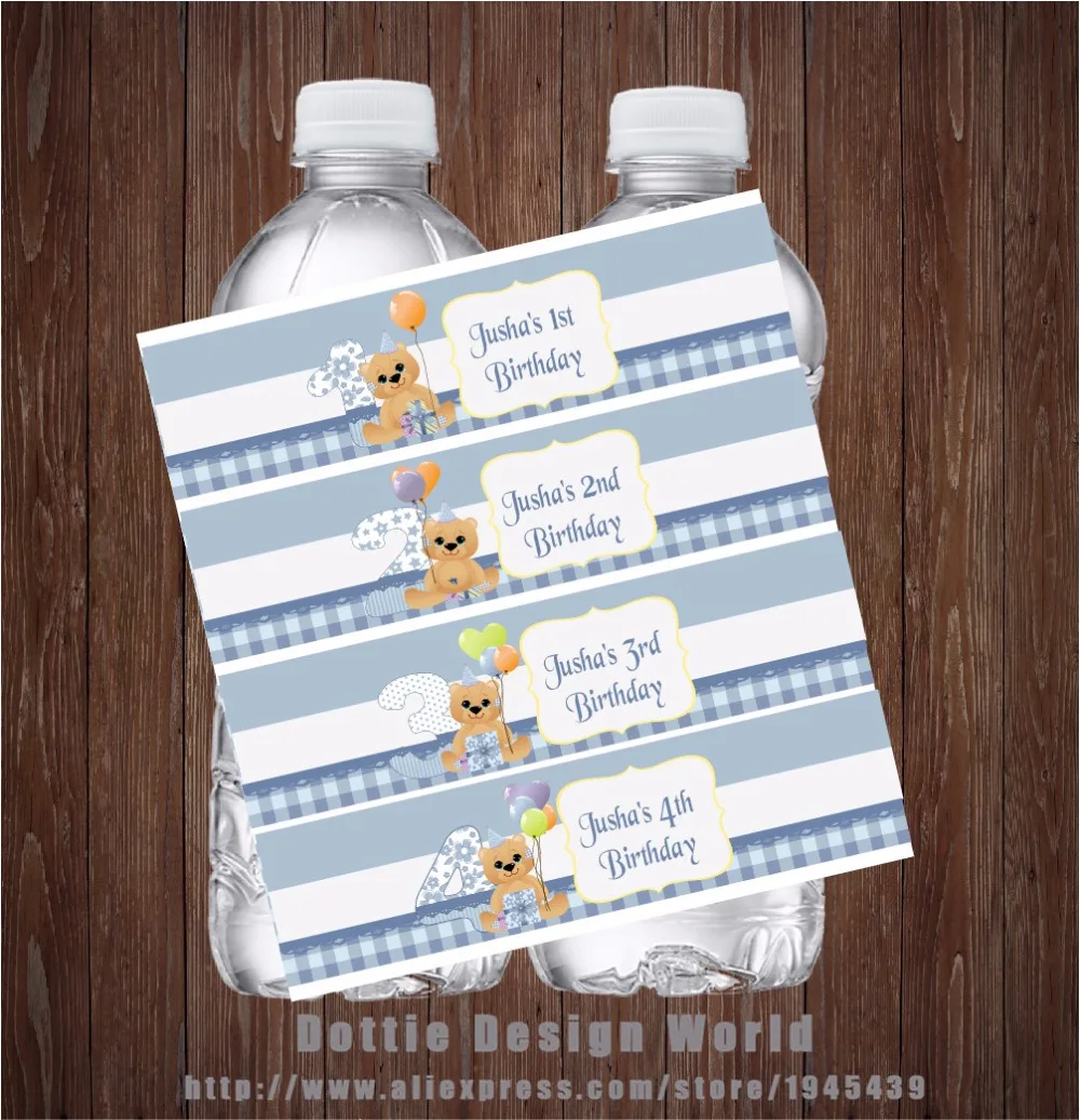 20 pcs/lot Cute Bear Water Bottle Labels Waterproof Candy Bar Wrapper boy girl Birthday Party Baby shower decoration supplier
20 pcs/lot Cute Bear Water Bottle Labels Waterproof Candy Bar Wrapper boy girl Birthday Party Baby shower decoration supplier