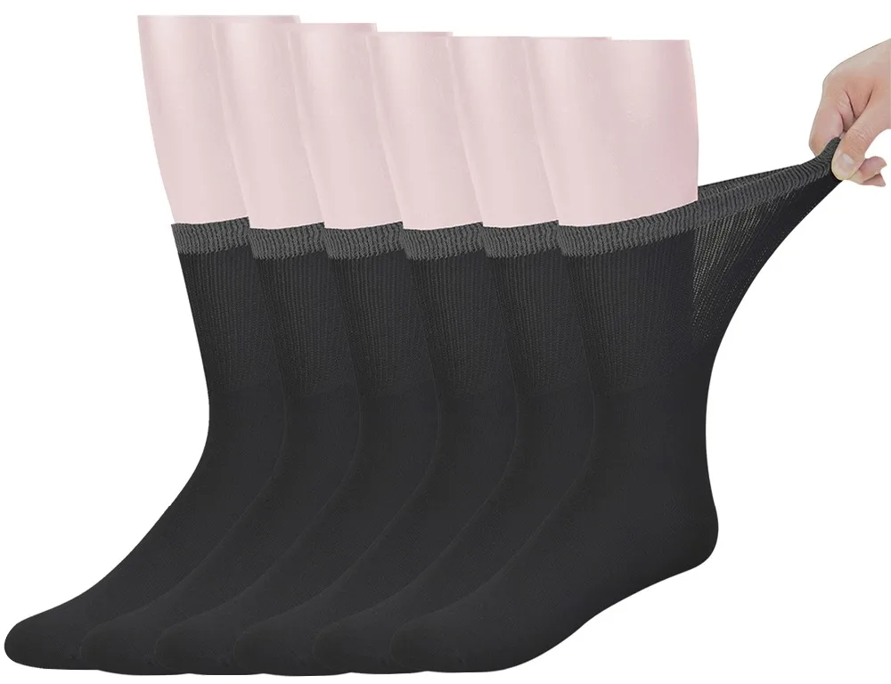 Best Mens Bamboo Mid-Calf Diabetic Socks With Seamless Toe,6 Pairs L Size(Socks Size:10-13)
Best Mens Bamboo Mid-Calf Diabetic Socks With Seamless Toe,6 Pairs L Size(Socks Size:10-13)