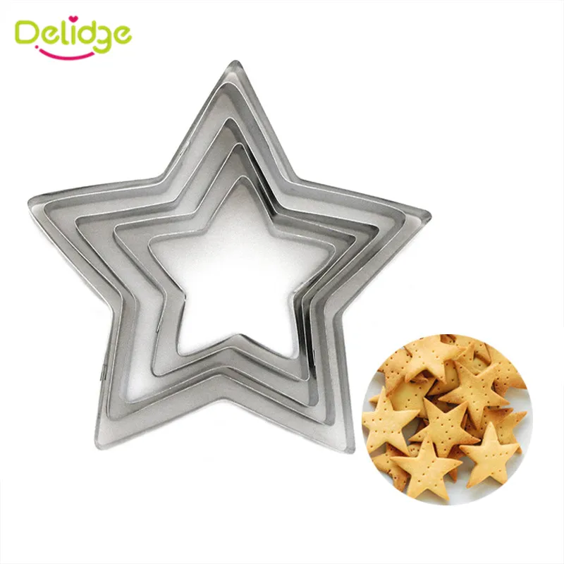 Delidge 5pcs/set Five-pointed Star &Dog Cookie Cutter 3D Fondant Cake Decorating Tools DIY Pastry Biscuit Baking Mold
Delidge 5pcs/set Five-pointed Star &Dog Cookie Cutter 3D Fondant Cake Decorating Tools DIY Pastry Biscuit Baking Mold