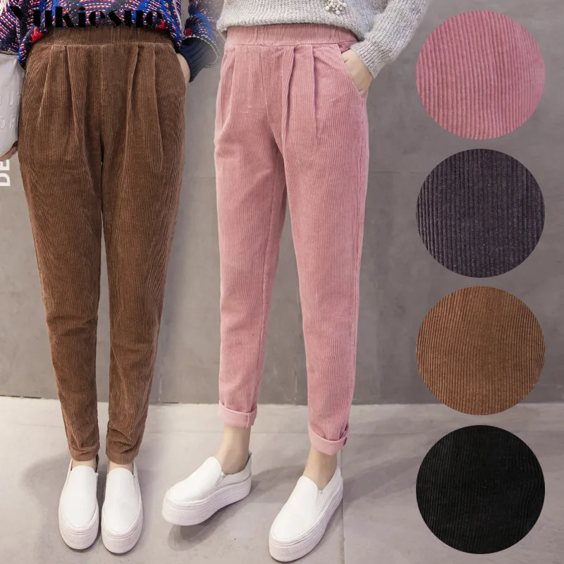 harajuku harem Pants for Women Casua High Waist Loose Female Trousers women's winter warm corduroy pleated Ladies Plus size
harajuku harem Pants for Women Casua High Waist Loose Female Trousers women's winter warm corduroy pleated Ladies Plus size