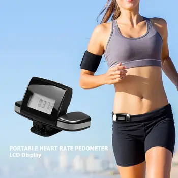 Mini Portable Heart Rate ECG Pedometer Heart Rate Monitor Fitness Tracker Pedometer Steps Miles Distance Calorie Counter Tracker
Mini Portable Heart Rate ECG Pedometer Heart Rate Monitor Fitness Tracker Pedometer Steps Miles Distance Calorie Counter Tracker