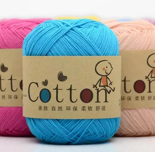 TPRPYN 1Pc=50g 100% Cotton Knitting Yarn Crochet Yarn for Knitting Soft Smooth Natural Anti-Pilling
TPRPYN 1Pc=50g 100% Cotton Knitting Yarn Crochet Yarn for Knitting Soft Smooth Natural Anti-Pilling