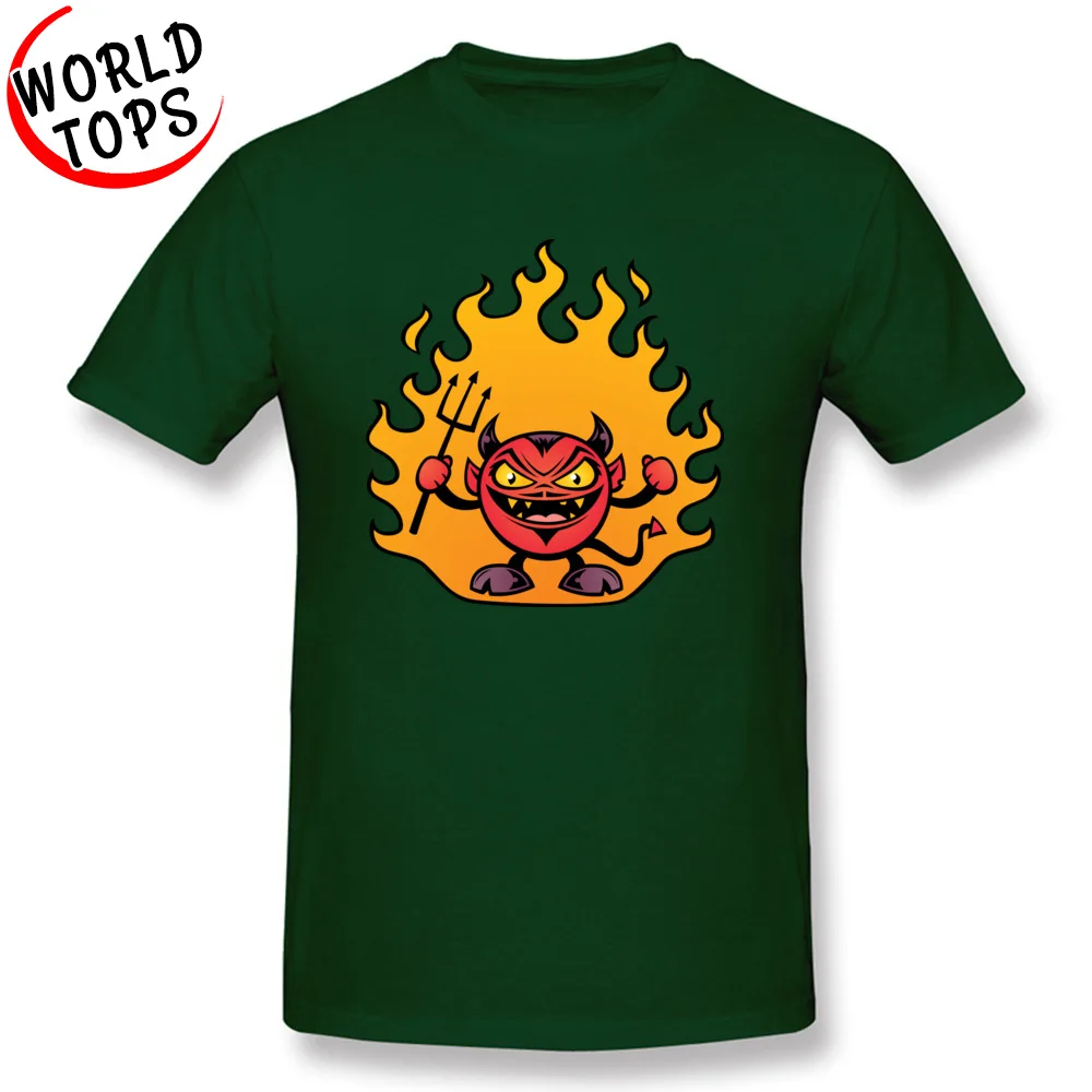 Fat Devil Top T-shirts Print Short Sleeve Funny Crew Neck Cotton T Shirt Design Tops T Shirt for Men Summer Free Shipping Fat Devil dark