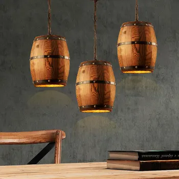 Creative wood cask pendant lamp vintage dining room kitchen pub restaurant bar club cafe lamps chandelier Wine cellar light
Creative wood cask pendant lamp vintage dining room kitchen pub restaurant bar club cafe lamps chandelier Wine cellar light