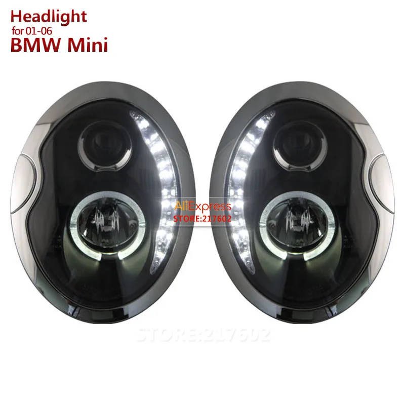 SONAR Brand for BMW MINI Cooper R53 LED Projector Headlights Assembly fit 2001-2006 year cars front lamps with angel eye
SONAR Brand for BMW MINI Cooper R53 LED Projector Headlights Assembly fit 2001-2006 year cars front lamps with angel eye