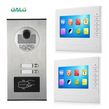 7 inch lcd screen memory video intercom multi apartment building video doorbell with RFID keyfob
7 inch lcd screen memory video intercom multi apartment building video doorbell with RFID keyfob