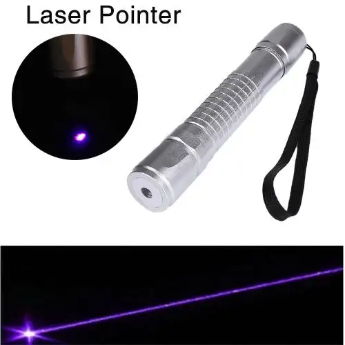 Aluminum High Power Blue Purple Violet Laser Pointer Light Visible Beam Pen 
Aluminum High Power Blue Purple Violet Laser Pointer Light Visible Beam Pen