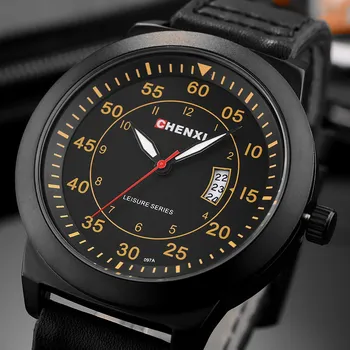 CHENXI Brand Quartz Watch Men Leather Watchband Casual Business Mans Watches Retro Strap Waterproof Wristwatch Male Gift NATATE
CHENXI Brand Quartz Watch Men Leather Watchband Casual Business Mans Watches Retro Strap Waterproof Wristwatch Male Gift NATATE