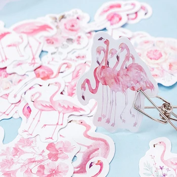 45pcs/pack Kawaii Pink Flamingo Sticker Mini Paper Diary Label Sealing Scrapbooking Decoration DIY Album Stickers Stationery
45pcs/pack Kawaii Pink Flamingo Sticker Mini Paper Diary Label Sealing Scrapbooking Decoration DIY Album Stickers Stationery