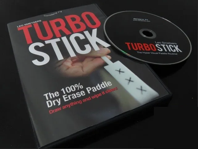 Turbo Stick (DVD + Gimmick) Magic Tricks Mark Transform in Paddle Magia Erase Board Magician Close Up Street Props Funny
Turbo Stick (DVD + Gimmick) Magic Tricks Mark Transform in Paddle Magia Erase Board Magician Close Up Street Props Funny