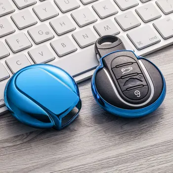 10pcs Car key Case For mini modified COOPER F56 F55 F54 smart remote key shell Solf silicone bright plating cover Accessories 
10pcs Car key Case For mini modified COOPER F56 F55 F54 smart remote key shell Solf silicone bright plating cover Accessories