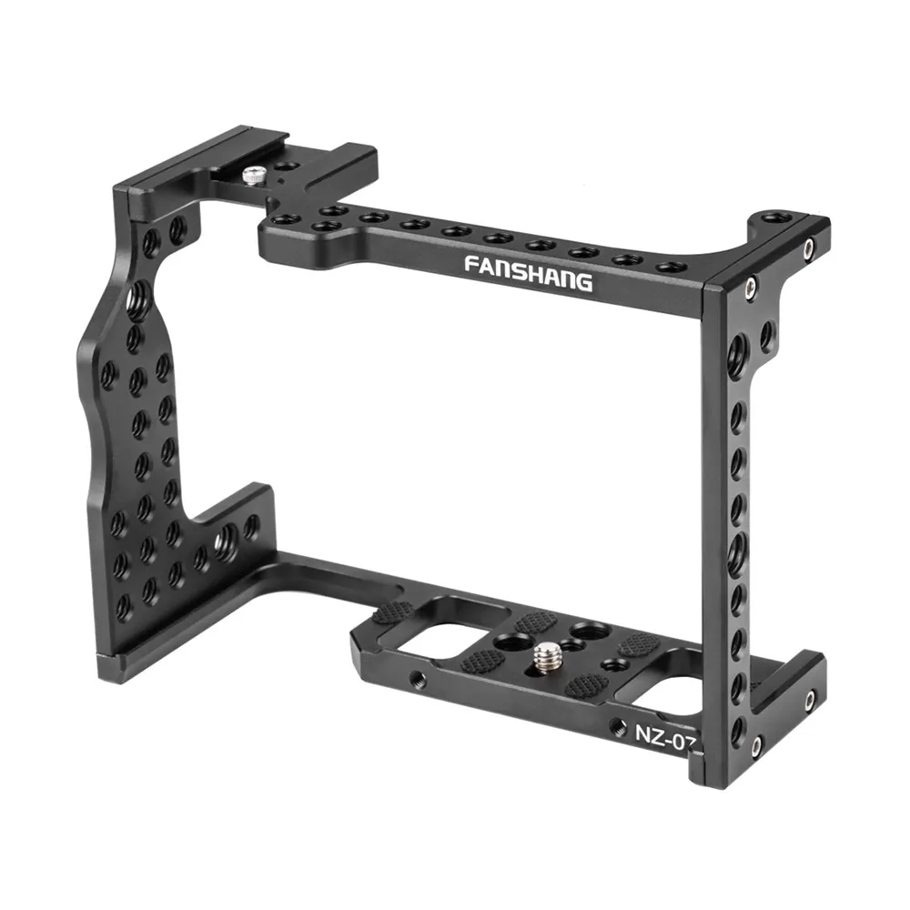 Aluminum Camera Video Cage Mount Rig Film Movie Making Stabilizer Bracket with Cold Shoe Mount Thread for Nikon Z6/Z7
Aluminum Camera Video Cage Mount Rig Film Movie Making Stabilizer Bracket with Cold Shoe Mount Thread for Nikon Z6/Z7